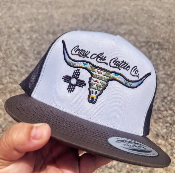 Zia Crazy Ass Cattle White Hat