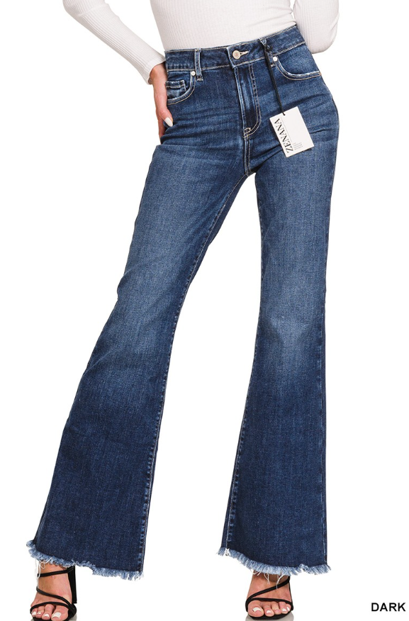 Zenana High Rise Bell Bottom Jeans