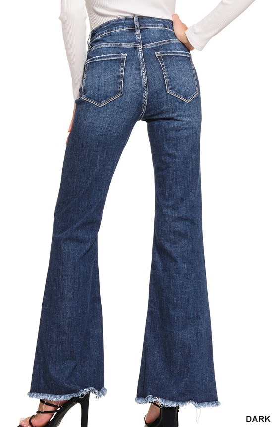 Zenana High Rise Bell Bottom Jeans