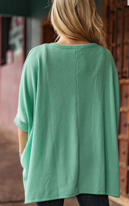 Plus Size Oversized Relaxed Fit Top