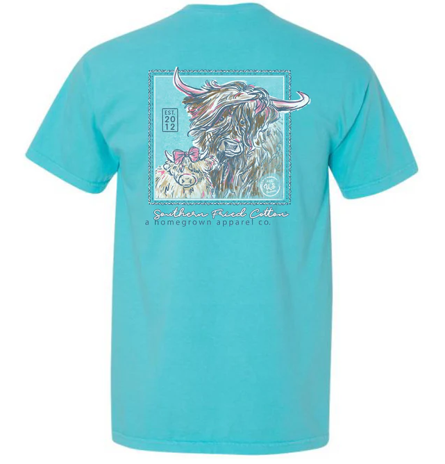 Southern Fried Mom & Me pocket tee shirt