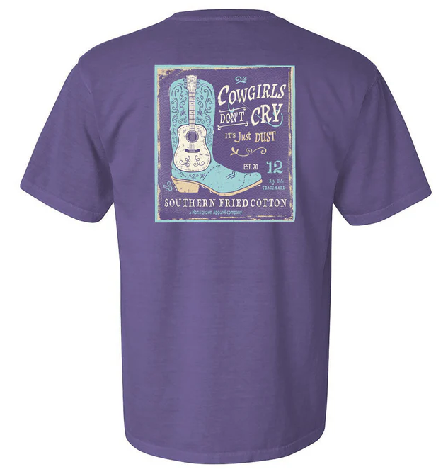 Southern Fried Cotton Cowgirls don't cry tee shirt