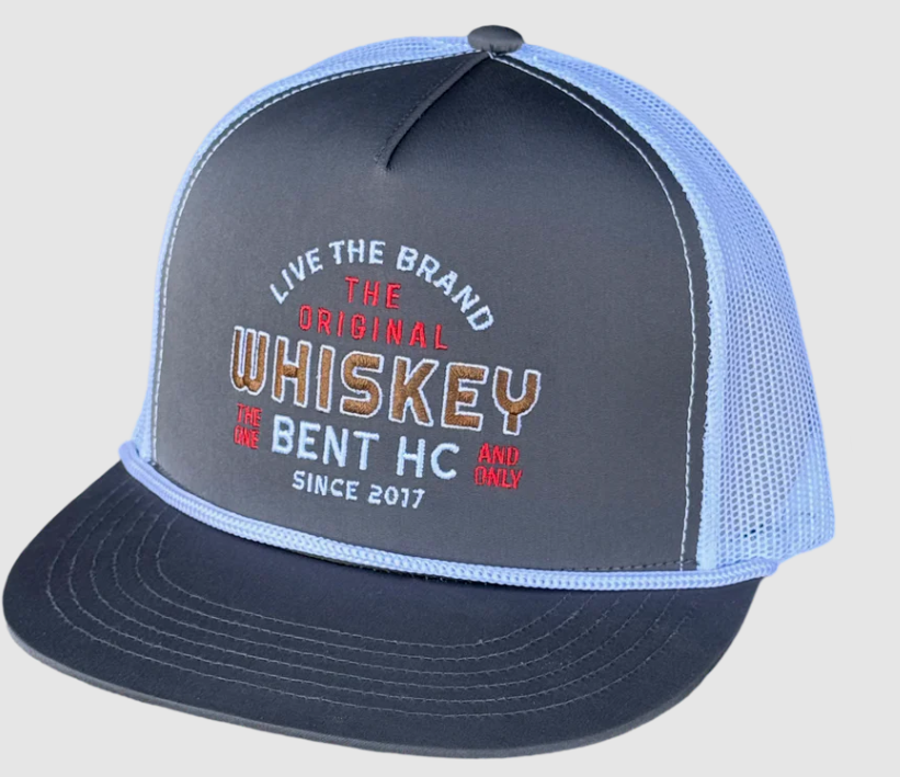 Whiskey Bent The Straight Gunmetal Hat