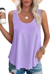 Lovesoft - Women's Summer Loose Fit Round Neck Sleeveless Vest Top