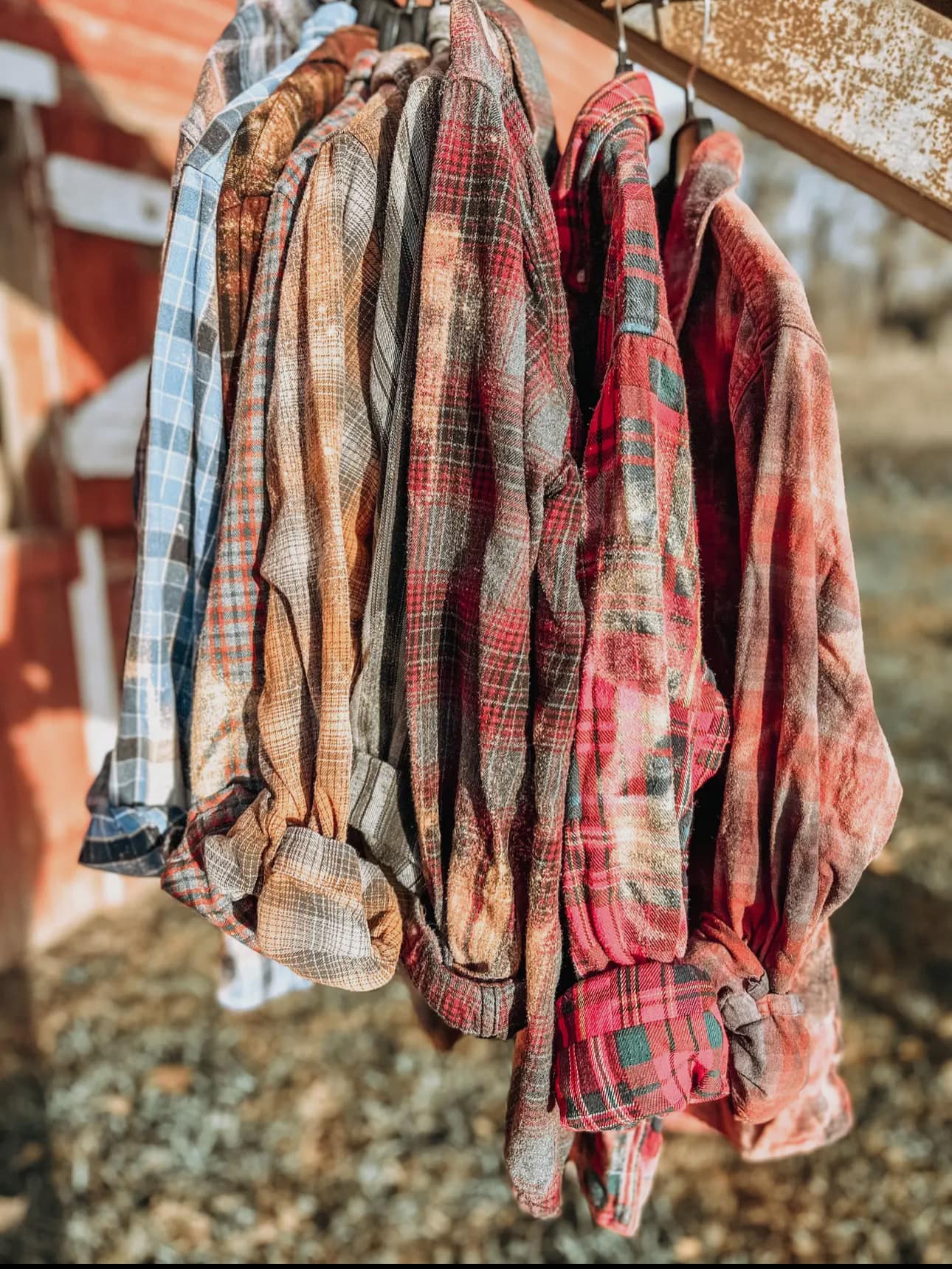 Vintage Bleached Flannel