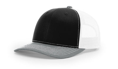 Black/White/Heather Grey - Tri-Color