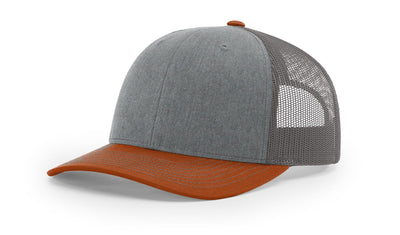 Heather Grey/Charcoal/Dark Orange - Tri-Color