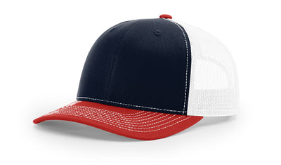 Navy/White/Red - Tri-Color