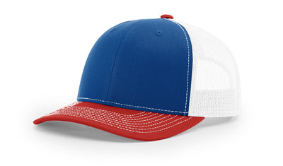 Royal/White/Red - Tri-Color