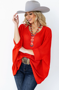 Crochet Oversized Relaxed Fit Poncho Top