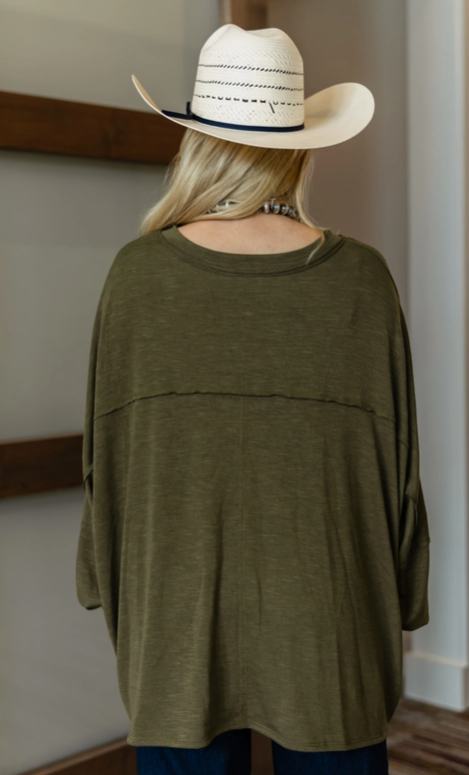 Andree By Unit Plus Size Soft Relaxed Draped Top