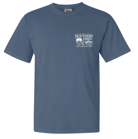 Southern Fried Cotton Joy comes pocket tee