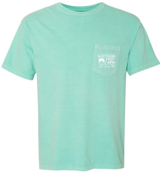 Southern Fried Cotton Scrub A Dub pocket tee