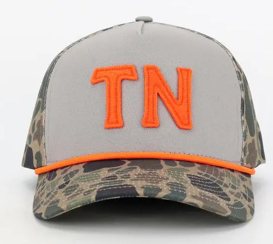 Tennessee "Tn Hat" in Tenn™ Camo & Smokey Gray