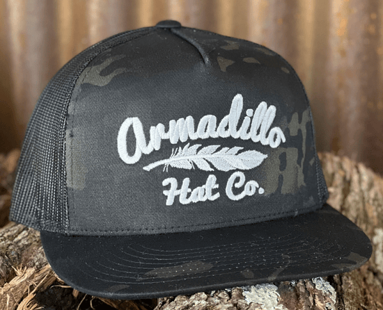Armadillo Black Wolf Cap Hat Armadillo Hat Co