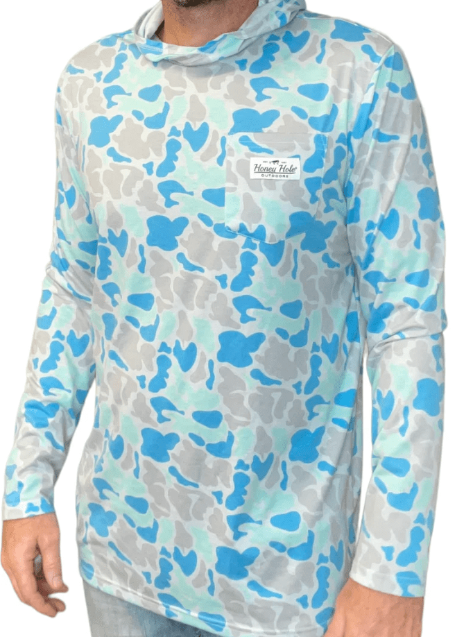 Load image into Gallery viewer, Honey Hole GREY CAMO LONG SLEEVE PERFORMANCE Shop on Main Street
