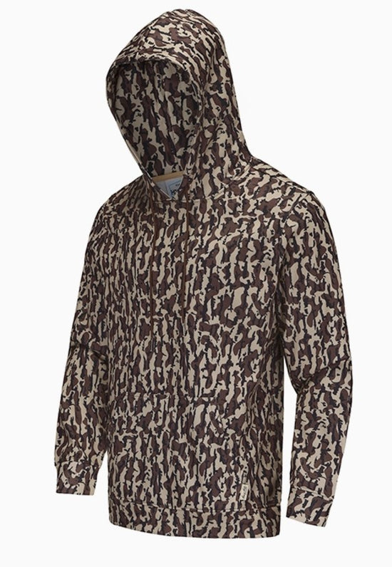 Honey Hole Fleece Hoodie - Duck Boat Camo