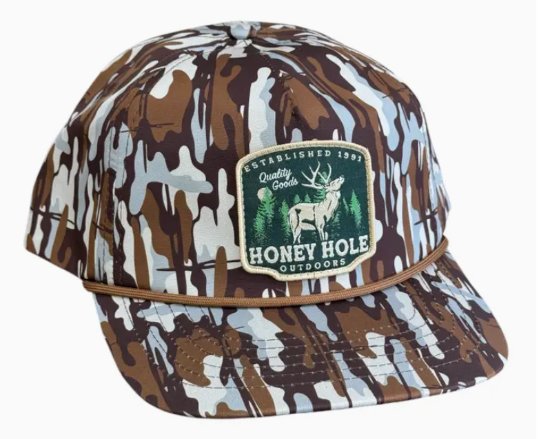 Honey Hole Laidback Rope Hat - Bayou Bark