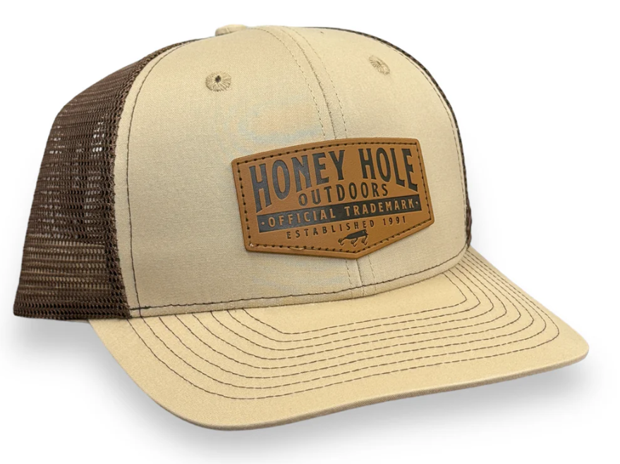 Honey Hole Leather Patch Tackle Shop Hat