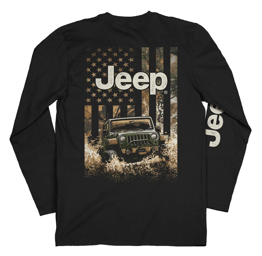 Load image into Gallery viewer, Jeep Freedom Outdoors Long sleeve tee Shop on Main Street
