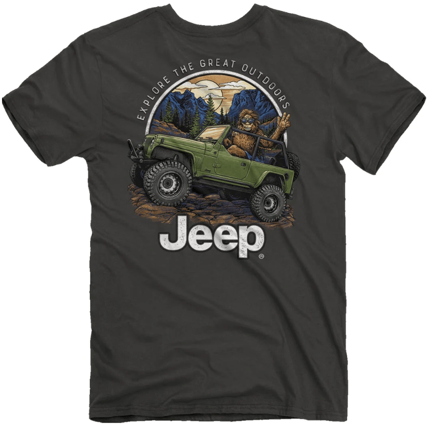 Jeep Sasquatch t shirt TSHIRT Shop on Main Street