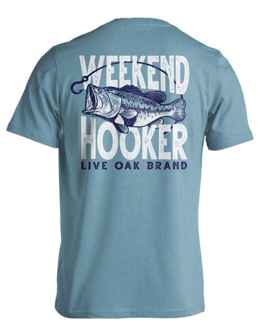 Live Oak Weekend Hooker comfort color tee shirt Honey Hole