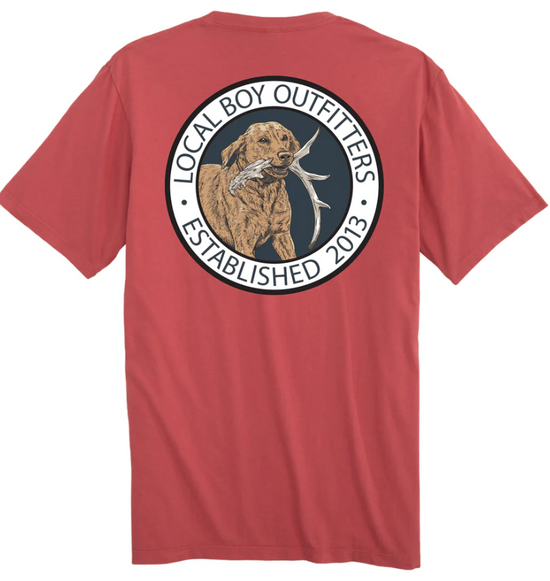 Local Boy Antler Retrieve SS Tee