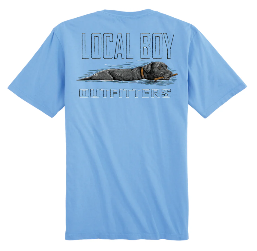 Local Boy Fetch Black Lab T-Shirt