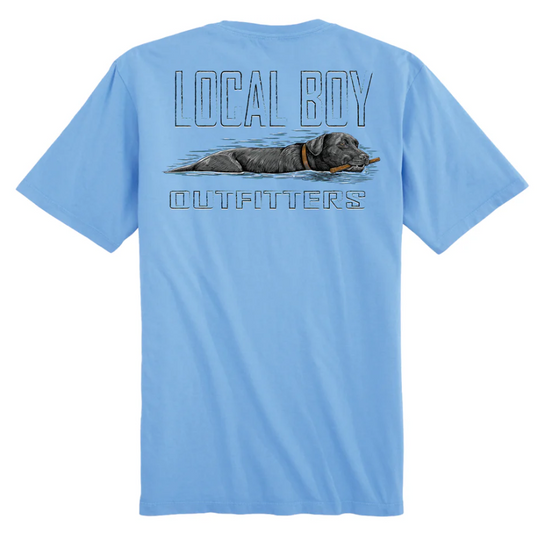 Local Boy Fetch Black Lab T-Shirt