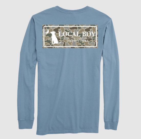 Local Boy Sand Dog & Moon Plate L/S T-Shirt