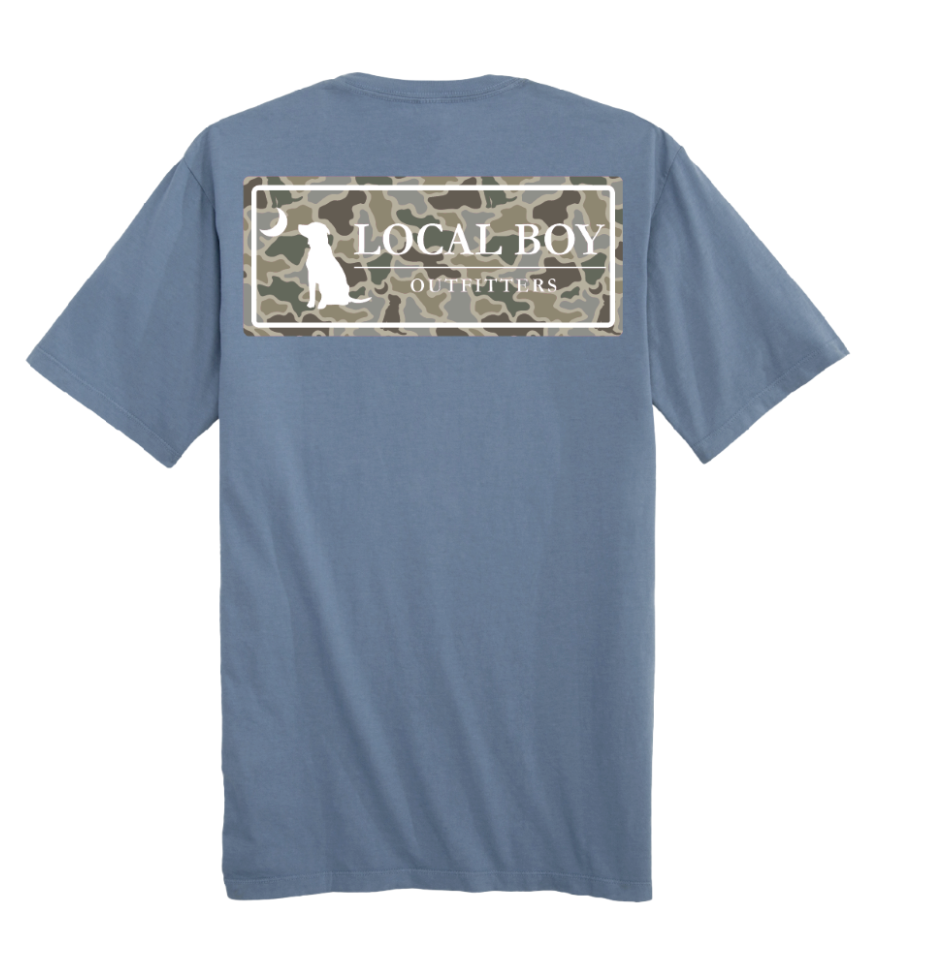 Local Boy Youth Sand Dog & Moon Plate tee