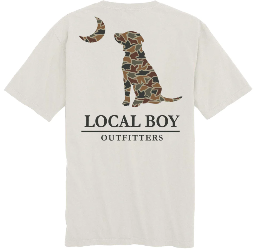 Local Boy Youth Autumn Duck Camo Dog & Moon