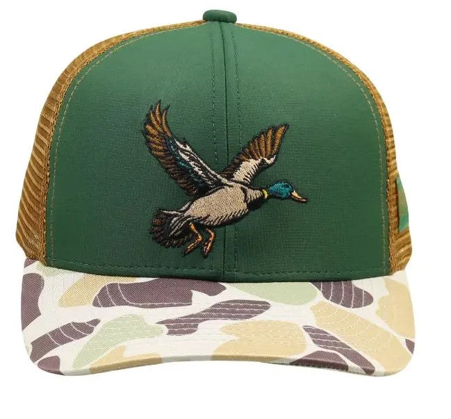 Ole Boy Flying Mallard Camo Trucker Hat