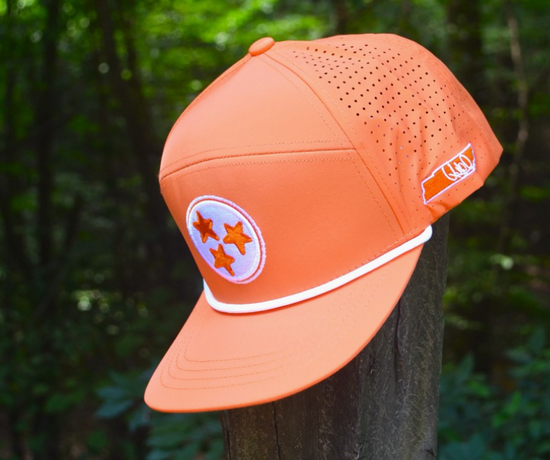 Tennessee Tri-Star Orange Baseball Snapback Hat