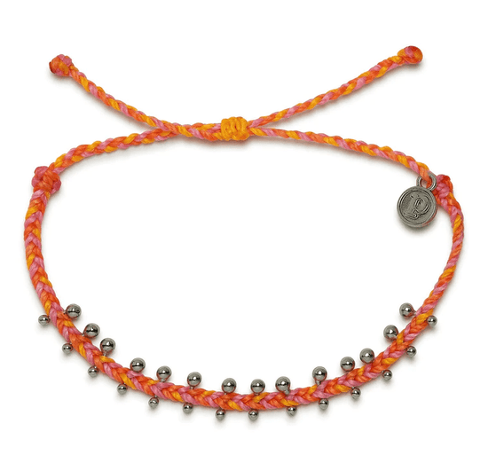 Load image into Gallery viewer, Pura Vida Bracelets Laguna Mixed Mini Braid Bracelet - Orange Mix Bracelet Puravida
