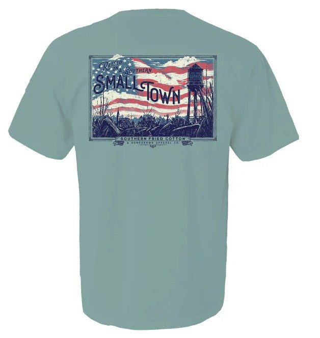 Southern Fried Cotton Raised in a small town tee shirt