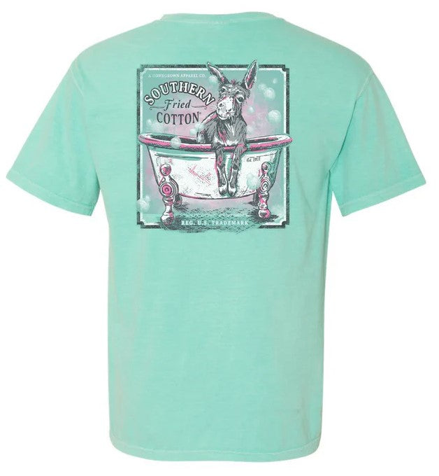 Southern Fried Cotton Scrub A Dub pocket tee