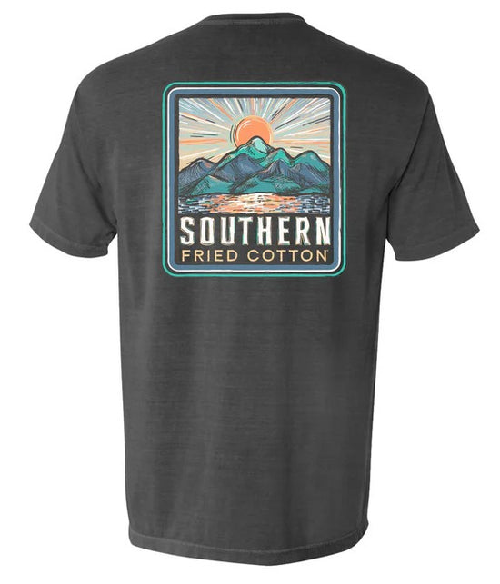 Southern Fried Cotton Rise & Shine pocket tee