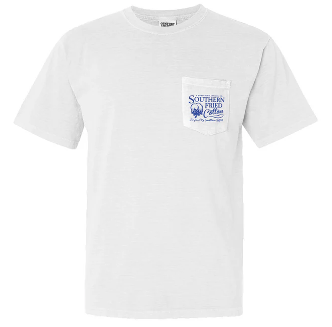 Southern Fried Cotton Cool Water comfort color tee shirt