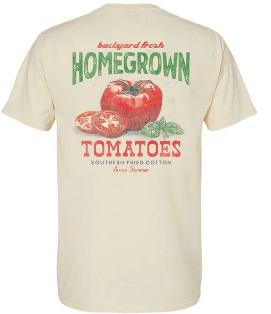 Southern Fried Homegrown Tomatoes pocket tee