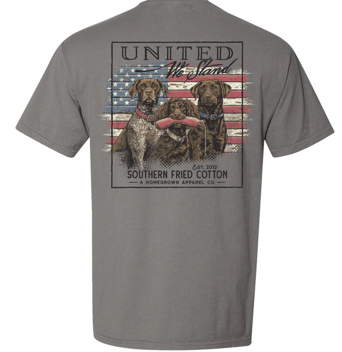 Southern Fried United We stand pocket tee
