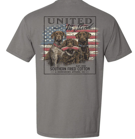Southern Fried United We stand pocket tee