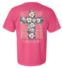 Southern Fried Magnolia Cross tee