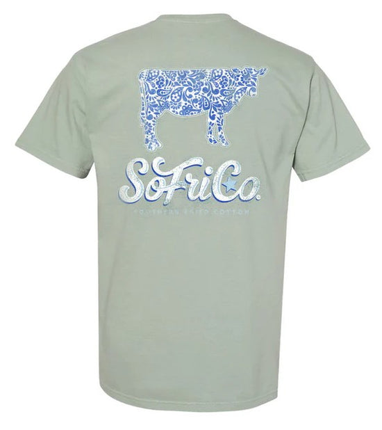 Southern Fried Cotton Paisley Cow