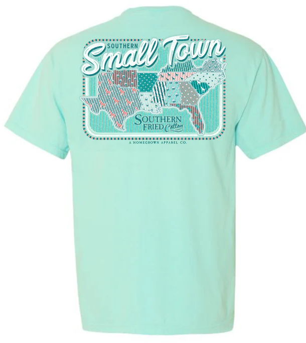 Southern Fried Cotton Southern Small Town tee shirt