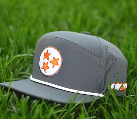 Tennessee Tri-Star Grey Baseball Snapback Hat