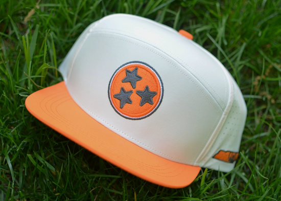 Tennessee Tri-Star Two Tone Orange Baseball Snapback Hat