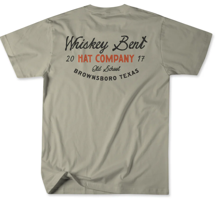 Whiskey Bent The Old School Faded Tee