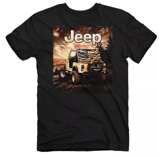 JEEP - LIVE FREE T-SHIRT TSHIRT Jeep