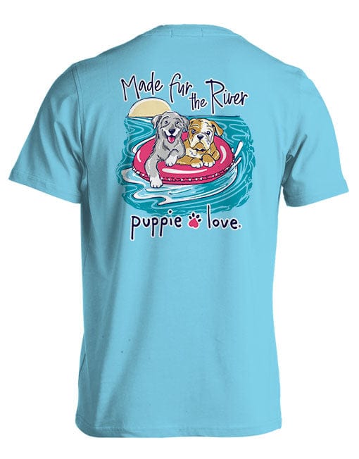 Puppie Love made for the river tee shirt TSHIRT Shop Originals